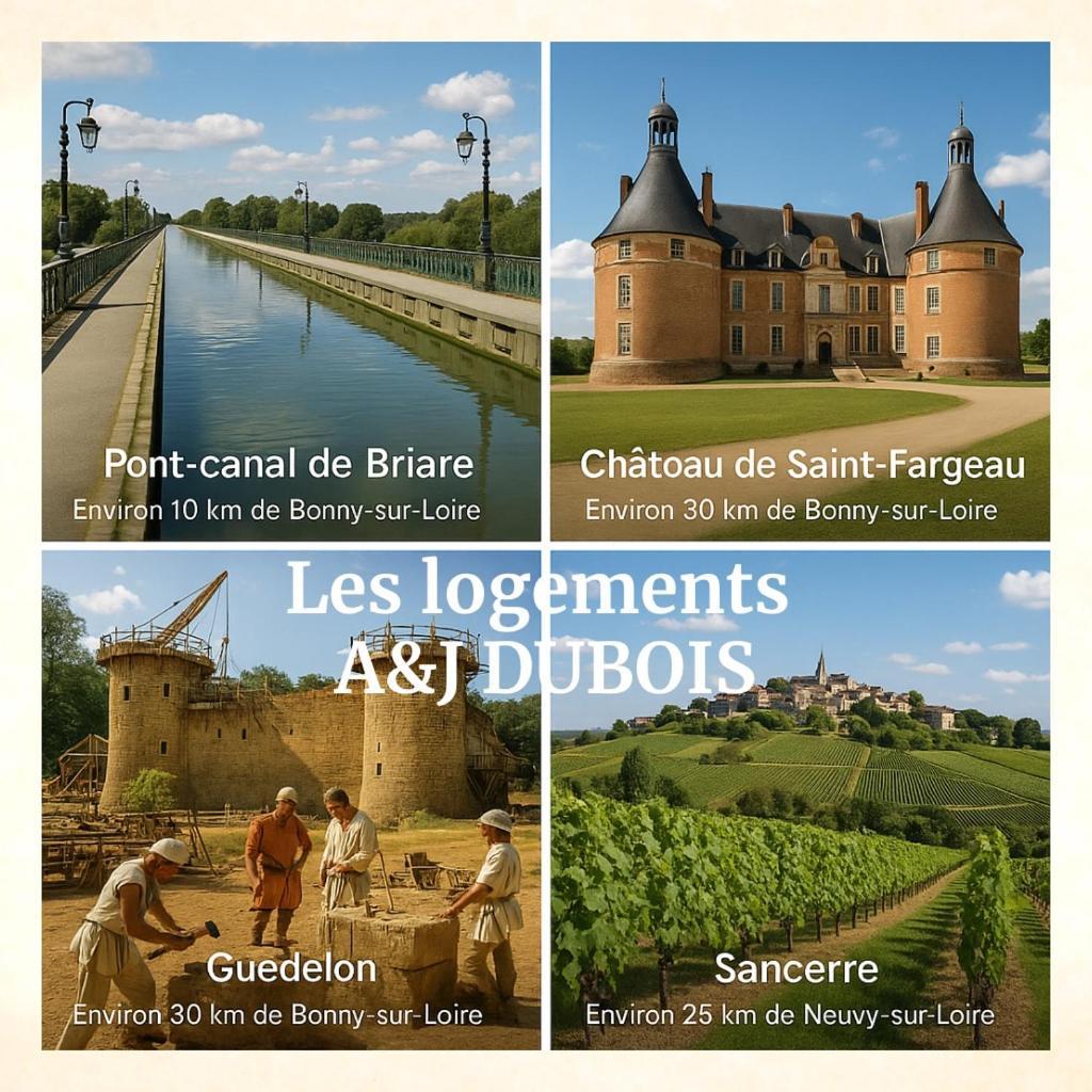 A&J Family - Neuvy Sur Loire - Guedelon Villa Kültér fotó